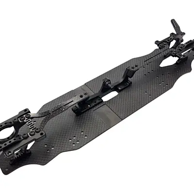 RC Maker SlimFlex 1.6mm Carbon Topdeck "TYPE 2" for Yokomo MS1.0