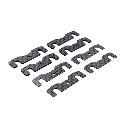 RC Maker Roll Centre Shim Plate Set (4x 0.5/4x 1mm) for Mugen MTC2