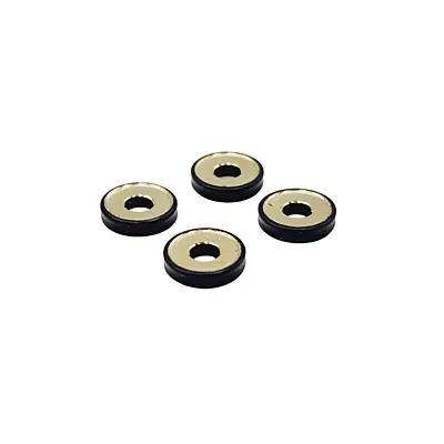 RC Maker Large Contact Brass "Ringed" Roll Center Shim Set - 1.5mm (4pcs)