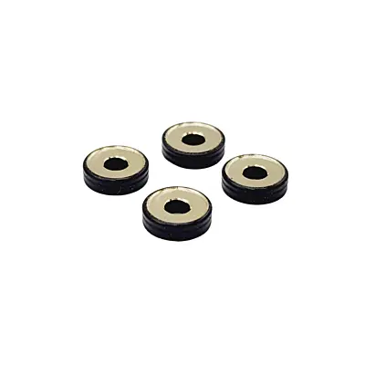 RC Maker Large Contact Brass "Ringed" Roll Center Shim Set - 2.0mm (4pcs)