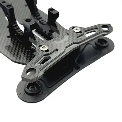 RC Maker GeoCarbon Front Bumper Mount w/Stopper for Xray X4'24