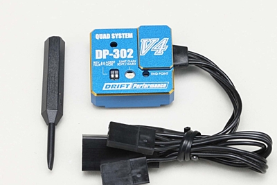 Yokomo Drift Performance Steering Gyro with End Point Adjust (2/3ch Blue)