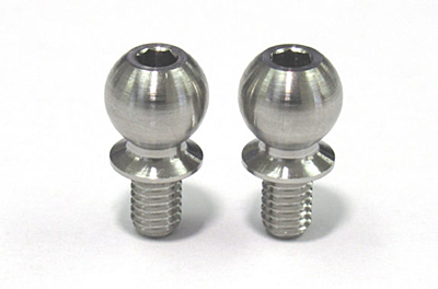 Reve D SPM Titanium Kingpin Ball (Diameter 5.9mm, Total Length 11mm, 2pcs) 