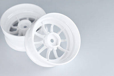 Reve D Competition Drift Wheel "VR10" White (Offset 6mm, 2pcs)