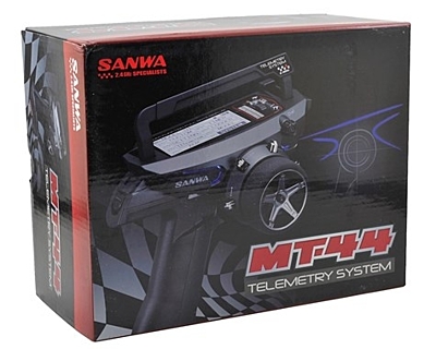 Sanwa MT-44 Piano Black Limited Edition Radio + 2x RX-482 Receiver