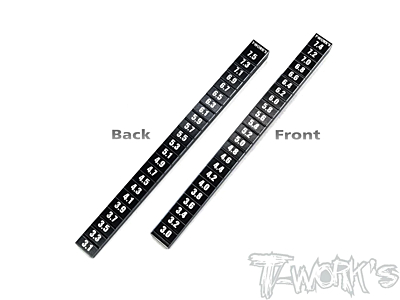 T-Work's Ride Height Gauge 3 - 7.5mm for 1/10 Touring