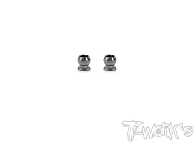 T-Work's 64 Titanium 4.9mm Pivot Ball with 3mm Hex for Xray X4'23 (2pcs)