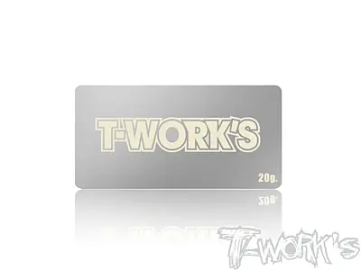 T-Work's Short Battery Weight 20g (43x92mm)