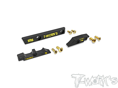 T-Work's Brass Motor Mount Weights Set 7 + 7.5 + 10g for Awesomatix A800R