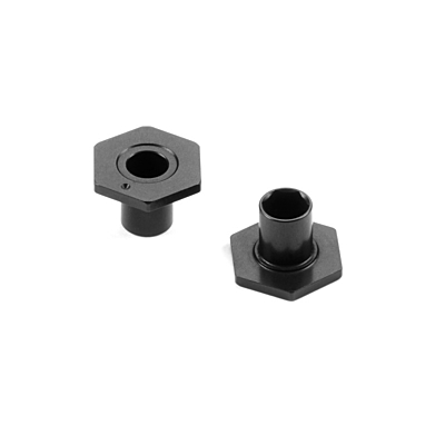 XRAY X4 Alu Wheel Hub - Spring Clip - Offset +0.5mm - 7075 T6 (2pcs)