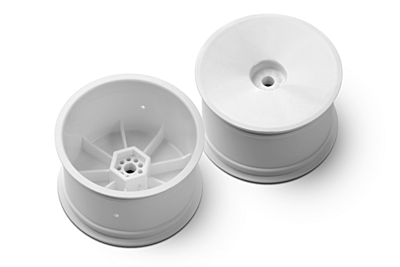 XRAY 2WD/4WD Rear Wheel Aerodisk With 12mm Hex IFMAR - White (2pcs)