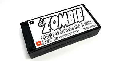 Zombie ULCG Shorty 4350mAh 7.4V 2S 280C/140C LiPo (5mm, 166g)