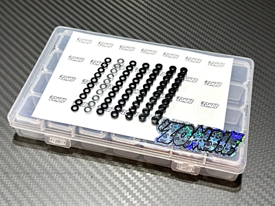 Zombie Alloy 3x6mm Lazer Engraved Ruler Shim Set 0.25-3.00mm (each 10pcs, total 70pcs)